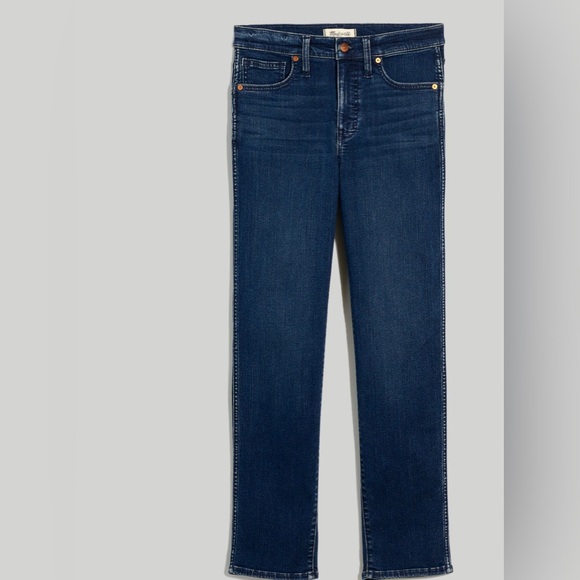 Madewell Pants - Madewell Mid-Rise Stovepipe Jeans in Dahill Wash Size 25